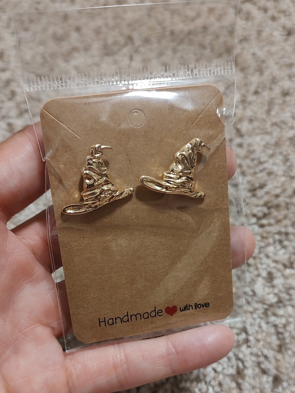HARRY POTTER Sorting Hat Stud Earrings